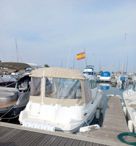 Barca coberta per protecció d'hivernatge