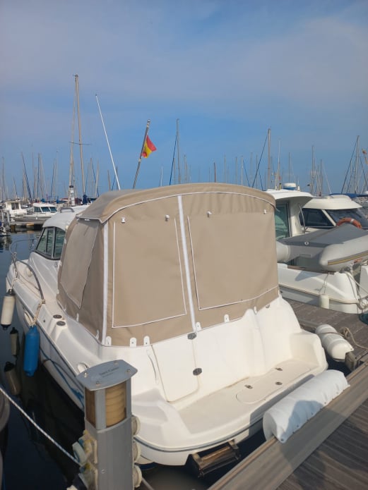 toldo gran cobrint coberta de barca